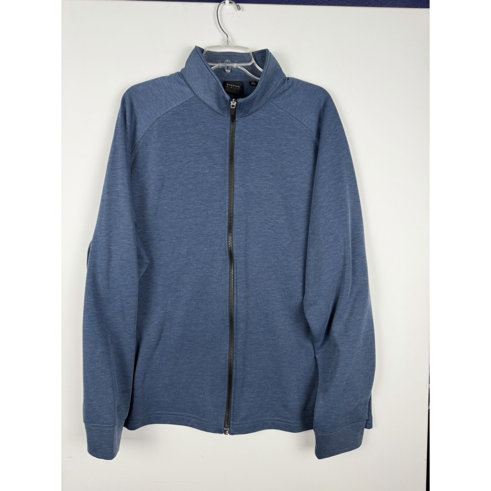Dunning Golf Blue Men's Jacket Full Zip 2XL Long Sleeve‎
